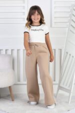 3 İP GARSON PANTALON - KAHVE