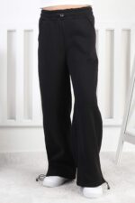3 İP GARSON PANTALON - SİYAH