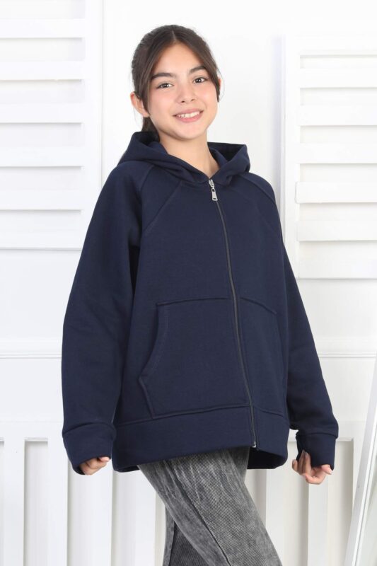 3 İP GARSON SWEAT - LACİVERT