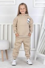 3 IP PANDA BASKI BEBE TAKIM - BEJ 3 IP PANDA BASKI BEBE TAKIM - BEJ