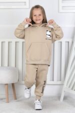 3 IP PANDA BASKI BEBE TAKIM - BEJ 3 IP PANDA BASKI BEBE TAKIM - BEJ