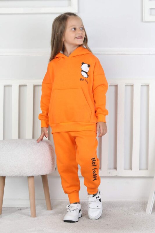 3 IP PANDA BASKI BEBE TAKIM - ORANJ