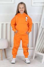 3 IP PANDA BASKI BEBE TAKIM - ORANJ