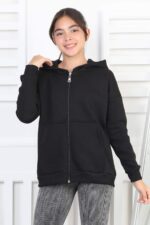 GARSON 3 İP FERMUARLI SWEAT - LACİVERT