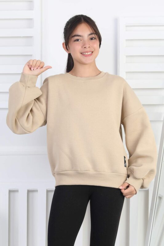 GARSON 3 İP SWEAT - BEJ