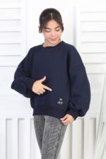 GARSON 3 İP SWEAT - LACİVERT