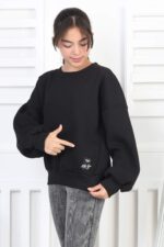 GARSON 3 İP SWEAT - SİYAH