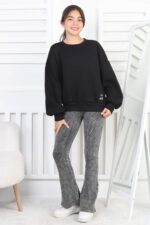 GARSON 3 İP SWEAT - SİYAH