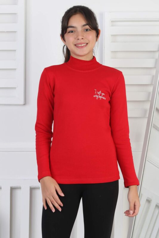 İNTERLOK GARSON YARIM BALIKÇI - KIRMIZI