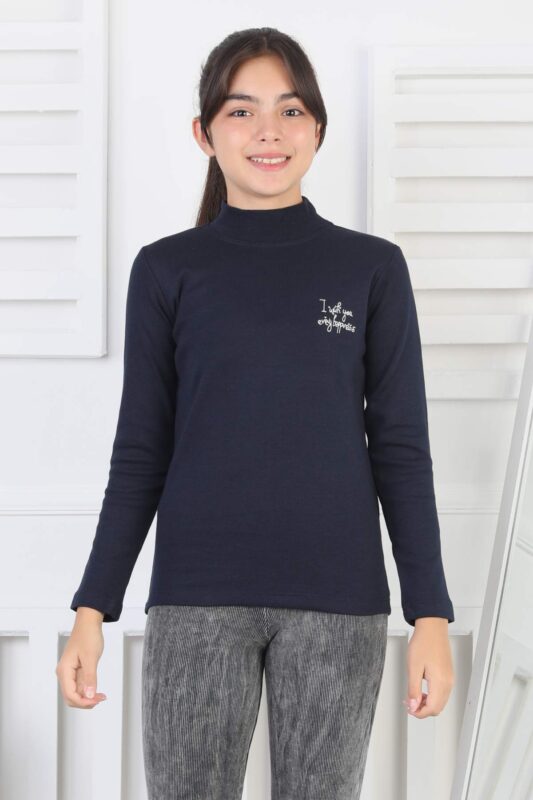 İNTERLOK GARSON YARIM BALIKÇI - LACİVERT