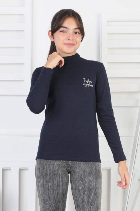 İNTERLOK GARSON YARIM BALIKÇI - LACİVERT