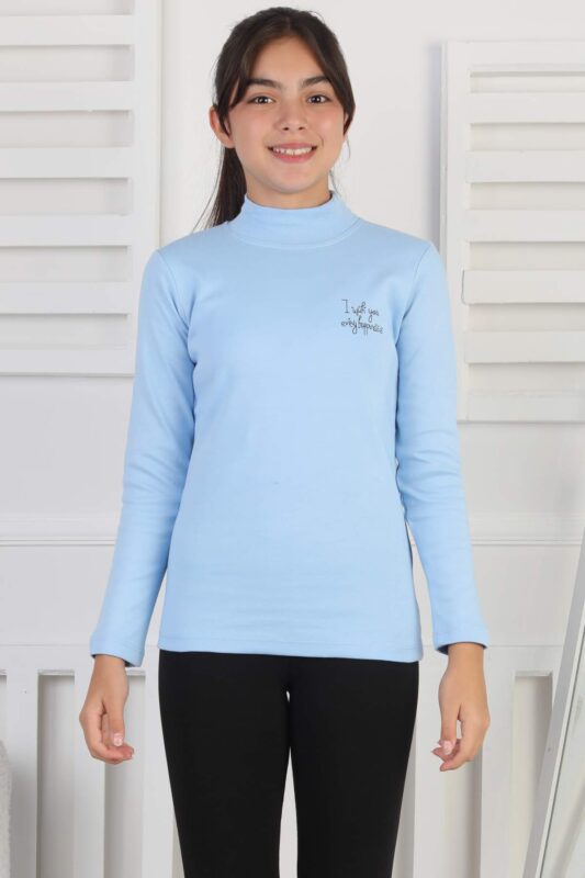 İNTERLOK GARSON YARIM BALIKÇI - MAVİ