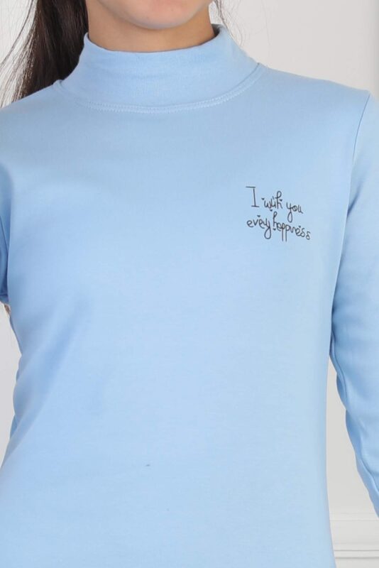 İNTERLOK GARSON YARIM BALIKÇI - MAVİ