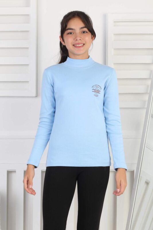 İNTERLOK GARSON YARIM BALIKÇI - MAVİ