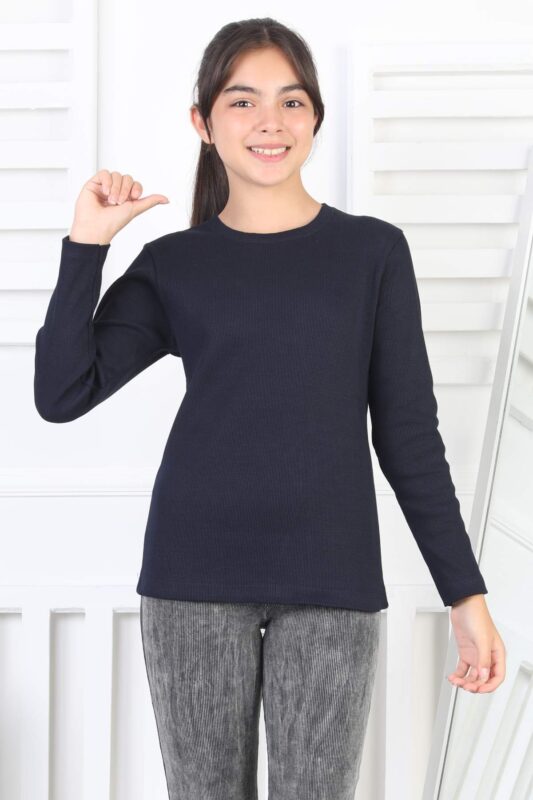 KAŞKORSE GARSON BİSİKLET YAKA BADİ - LACİVERT