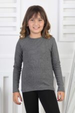 KAŞKORSE GARSON BİSİKLET YAKA BADİ - ANTRASİT