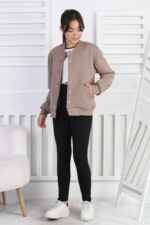 KOLEJ MONT GARSON ÜÇ İPLİK - KAHVE