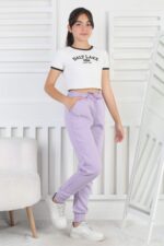 PANT.GARSON ÜÇ İPLİK - LİLA