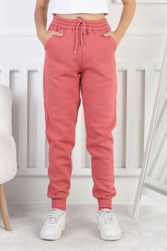 PANT.GARSON ÜÇ İPLİK - GÜL KURUSU