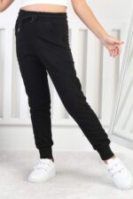 PANT.GARSON ÜÇ İPLİK - SİYAH