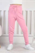 PANT.GARSON ÜÇ İPLİK - PEMBE