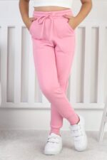 PANT.GARSON ÜÇ İPLİK - PEMBE