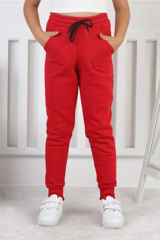 PANT. ORTA ÜÇ İPLİK - KIRMIZI