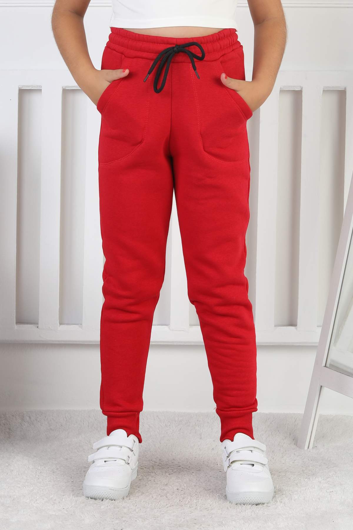 PANT. ORTA ÜÇ İPLİK – KIRMIZI