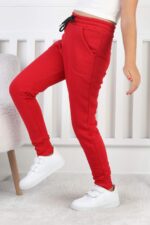 PANT. ORTA ÜÇ İPLİK - KIRMIZI
