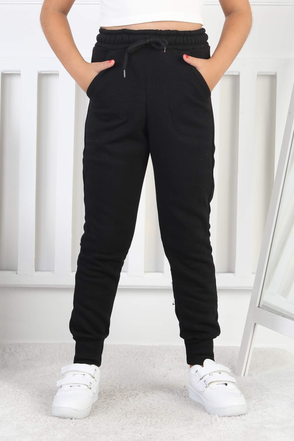 PANT. ORTA ÜÇ İPLİK – SİYAH