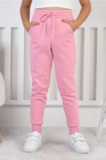 PANT. ORTA ÜÇ İPLİK - PEMBE