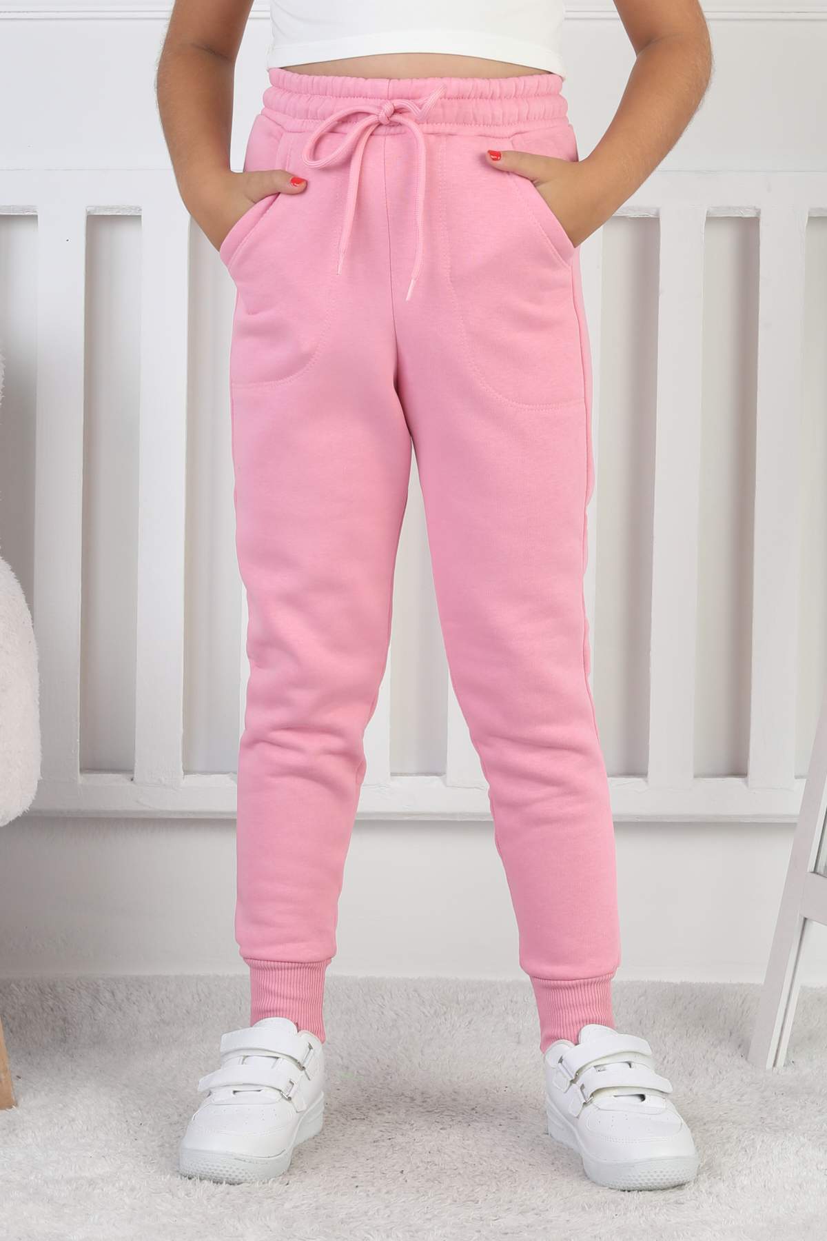 PANT. ORTA ÜÇ İPLİK – PEMBE