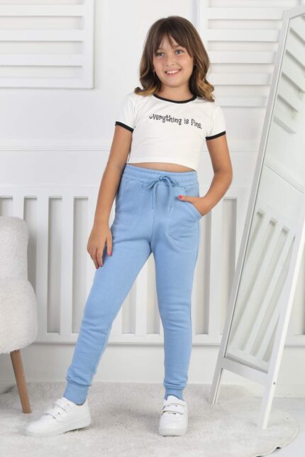 PANT. ORTA ÜÇ İPLİK - MAVİ