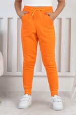 PANT. ORTA ÜÇ İPLİK - ORANJ
