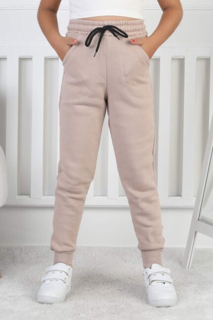 PANT. ORTA ÜÇ İPLİK - BEJ