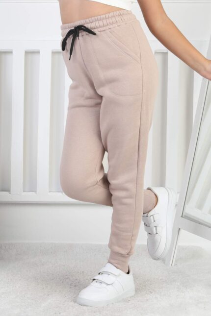 PANT. ORTA ÜÇ İPLİK - BEJ