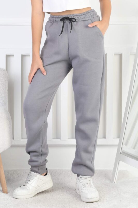 PANT. ORTA ÜÇ İPLİK - GRİ