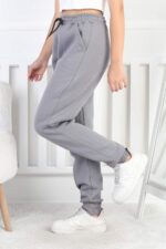 PANT. ORTA ÜÇ İPLİK - GRİ