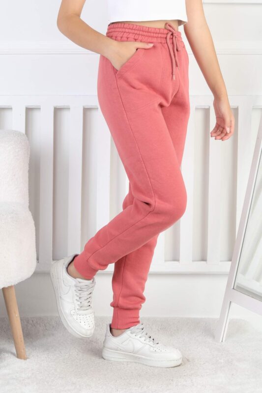 PANT. ORTA ÜÇ İPLİK - GÜL KURUSU