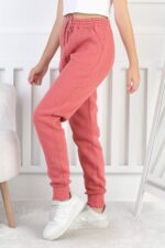 PANT. ORTA ÜÇ İPLİK - GÜL KURUSU