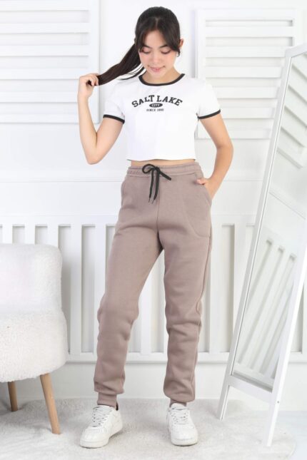 PANT. ORTA ÜÇ İPLİK - KAHVE