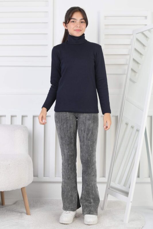 TAM BALIKCI İNTERLOK  DÜZ - LACİVERT