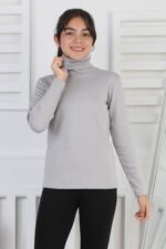 TAM BALIKCI İNTERLOK  DÜZ - GRİ