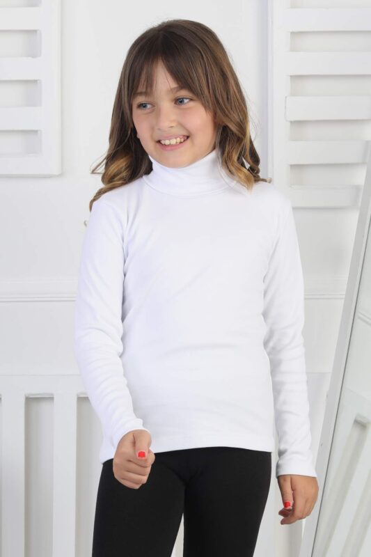 TAM BALIKCI İNTERLOK  DÜZ - BEYAZ