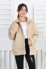 ÜÇ İPLİK SWEAT - BEJ