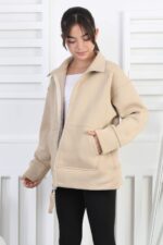 ÜÇ İPLİK SWEAT - BEJ