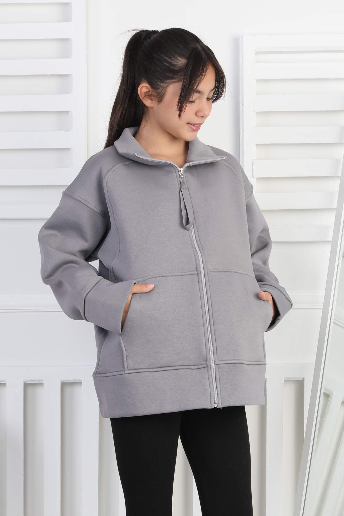 ÜÇ İPLİK SWEAT – GRİ