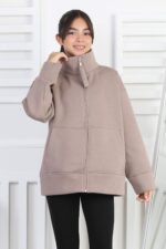 ÜÇ İPLİK SWEAT - KAHVE