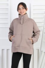 ÜÇ İPLİK SWEAT - KAHVE