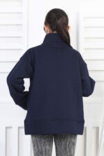 ÜÇ İPLİK SWEAT - LACİVERT
